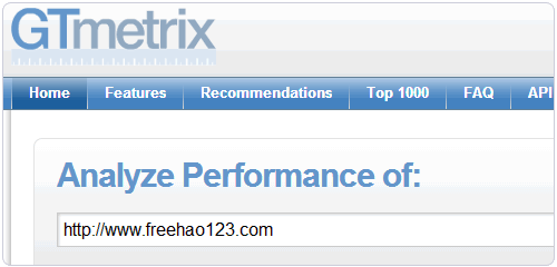 Gtmetrix对网页性能评级